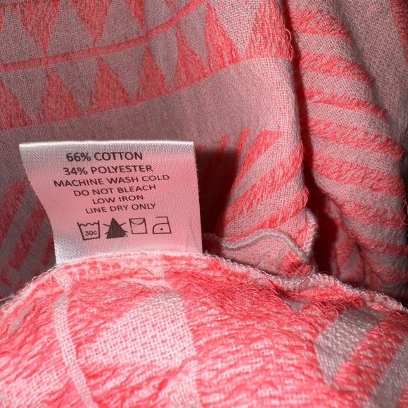 Mud Pie Mudpie Renee Yarn Dye Boho Dress Pink Size Medium - Picture 5 of 9